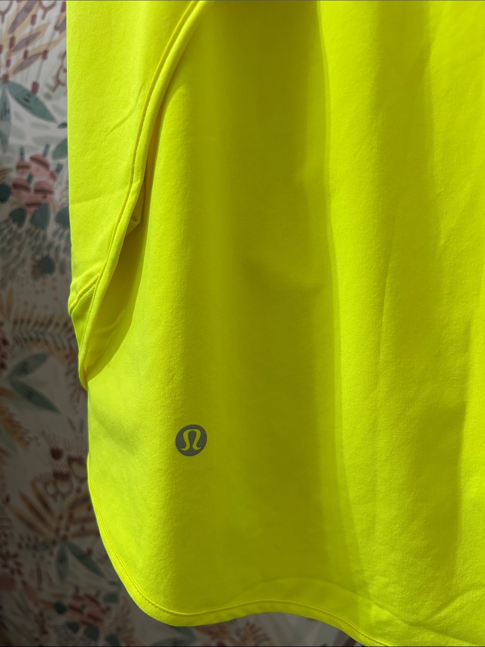 Lululemon Hotty Hot High Rise Athletic Skirt *long Highlight Yellow Sz 12 Large - Picture 5 of 8